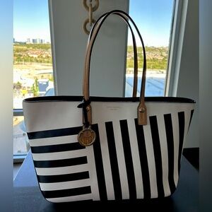 LIKE NEW Henri Bendel Large Leather Tote Bag